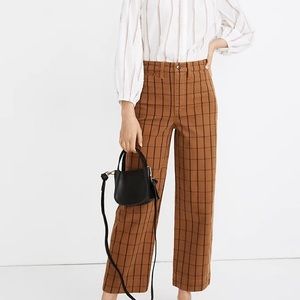 Madewell Slim Emmett Wide Leg Crop.